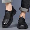 Sommer Herren Baotou Sandalen und Lederschuhe sind lässig und bequem Outdoor Herren Party Mesh Leder Klassische Schwarze Schuhe