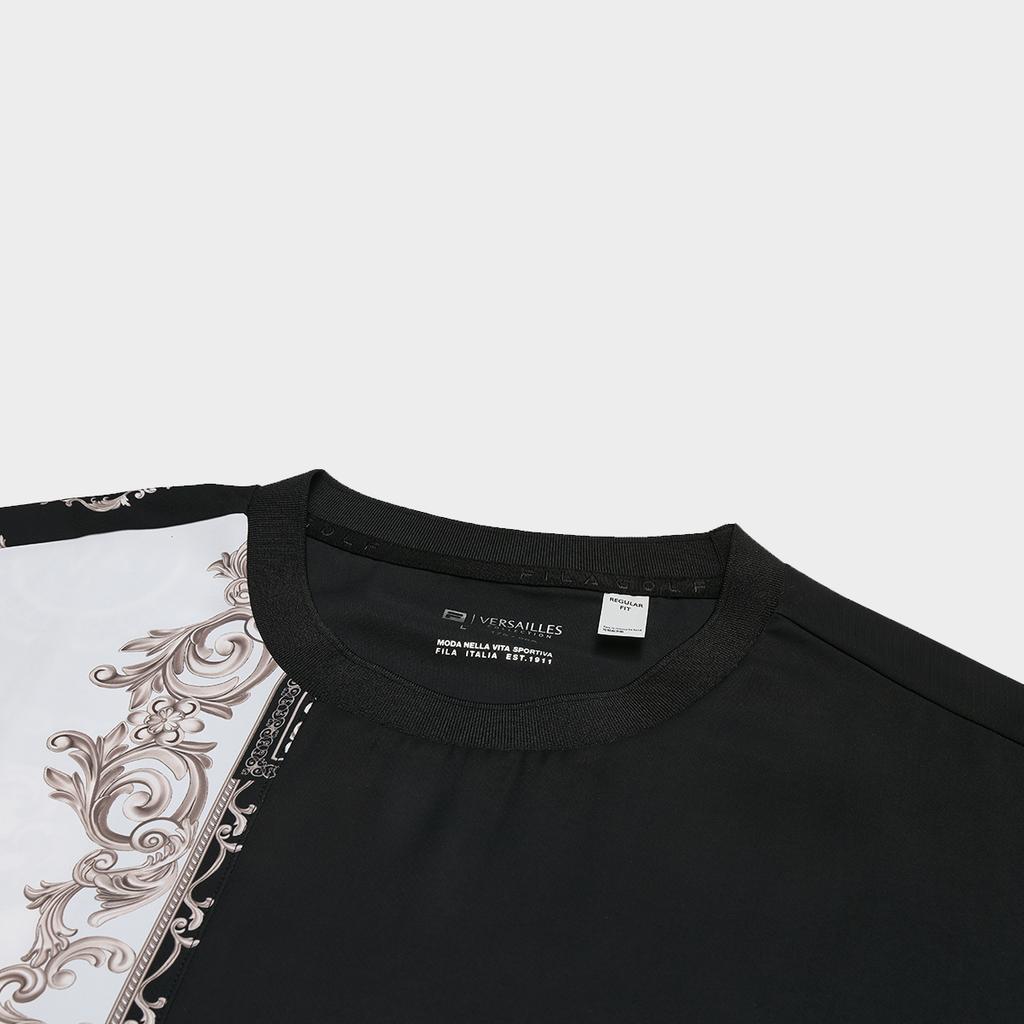 Fila Golf Versailles Series Comfortable Breathable Round Neck Short Sleeve T-Shirt Unisex Tops A11M425155F-ZA