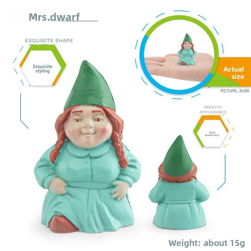 Dwarves Christmas Simulated Elves Family Character Models Micro Landscape Decor