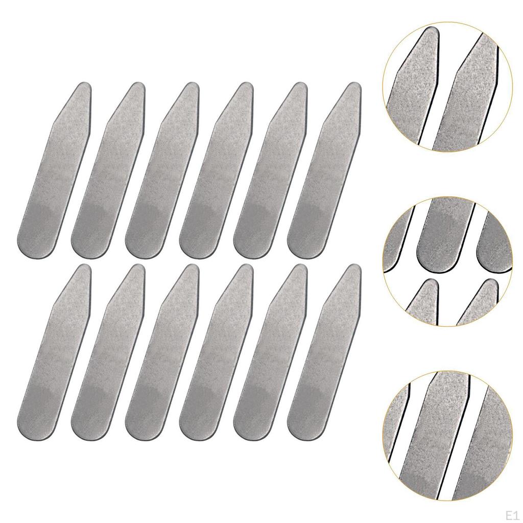 12ks podpůrný systém límce pro pánské košile Dámská uniforma Party