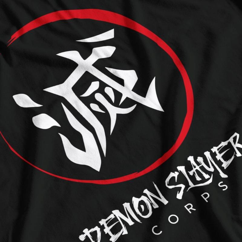 Ghost Slayer Anime Theme Printed Tshirt for Spring and Summer Men Casual Tshirt for Both Men and Women
