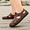 Genuine Leather Cowhide Slippers Men's New Outdoor Men's Beach Sandals Men's Trend