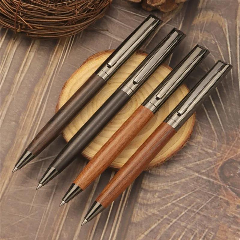 Luxury quality Wooden Metal Ballpoint Pen  Medium Nib  Use Business office School office stationery