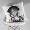 Cute XXiao Genshin Impact Pillowcase for Sofa Room Office Decor Printing  Merchandise AllMatch Cushion Cover
