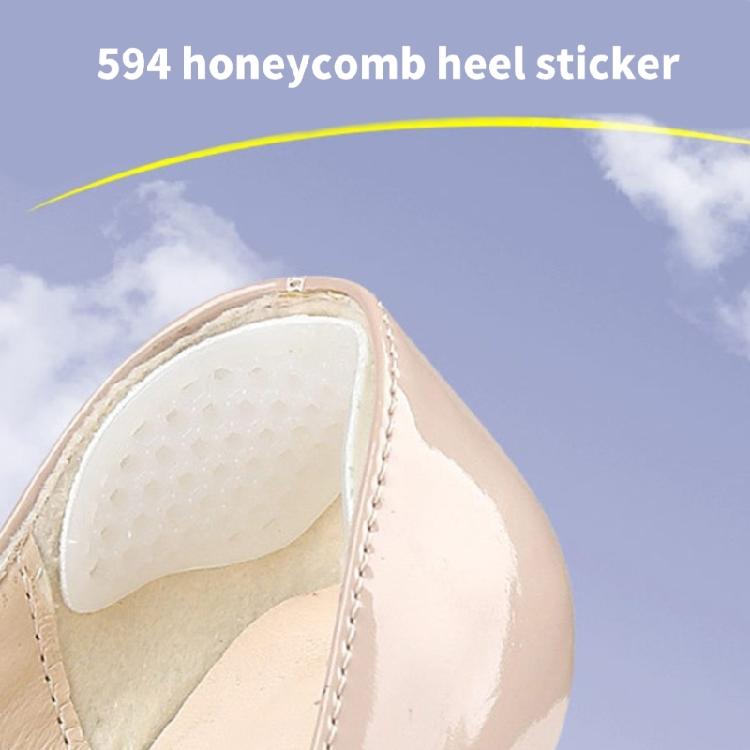 5Pairs Honeycomb Pattern Heel Cushions Friction and Blister Prevention Shoe Heel Inserts Pad For Dress Shoe Sneakers