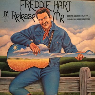 LP Record FREDDIE HART - Release Me JS6146 Hilltop Canada Folk Used