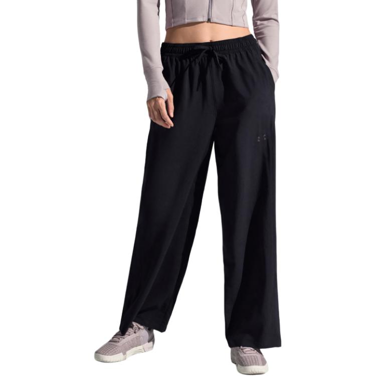 Under Armour Sun Womens Training Series Sun Protection Mid-Rise Straight Leg Durable Knitted Sports Pants Women pants Black 6007544-001