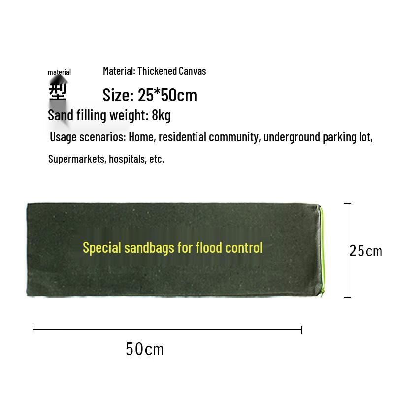 Huahengzhen Flood Control Empty Canvas Sandbags