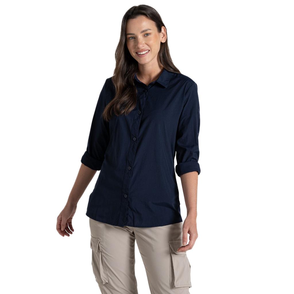 CRAGHOPPERS Womens/Ladies Freeda Nosilife Long-Sleeved Shirt