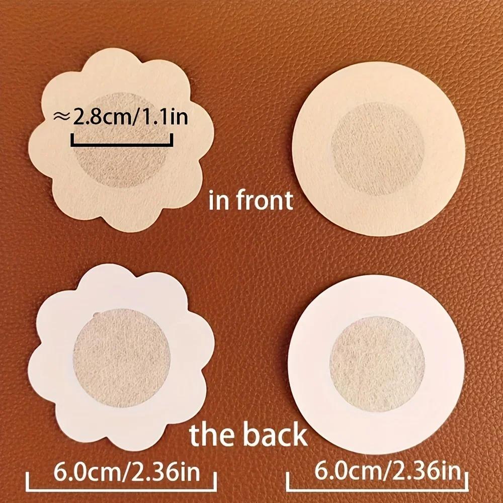10/50/100-Piece Disposable Nipple Stickers, Invisible Self-Adhesive Anti-Convex Nipple Stickers, Women'S Underwear Accessories