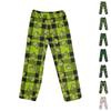 Pyjamasbukser Nattøy Fritidssnor Elastisk midje Bukser Komfortable Rette Yoga Løse Bukser