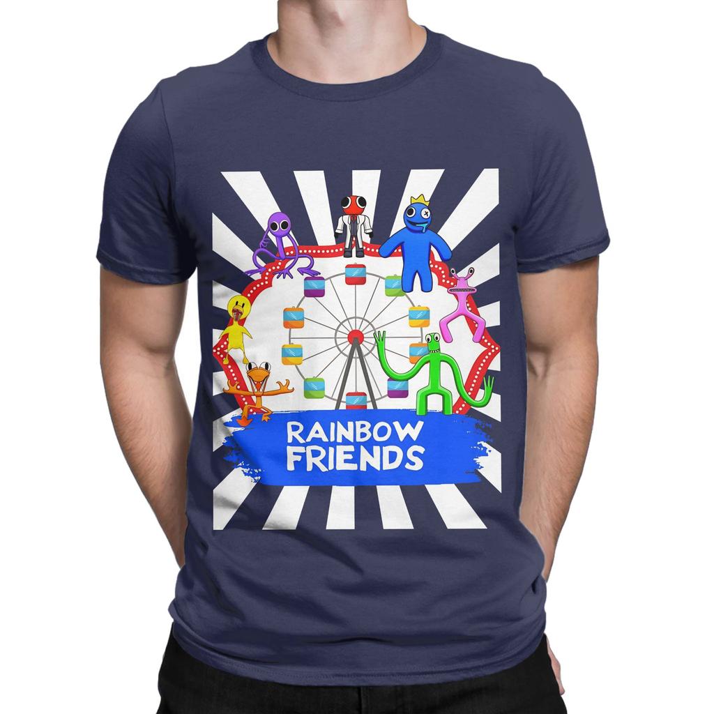 Rainbow Gaming Friends Odd World Funny Graphic 100 Cotton TShirt Rainbow Gaming Friends Tops Tees For Unisex
