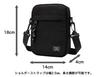 Freak Daikanyama Mini Shoulder Crossbody Simple Waist Black Bag, Bag, Men's Pochette, Sacoche, Lightweight, Pouch,