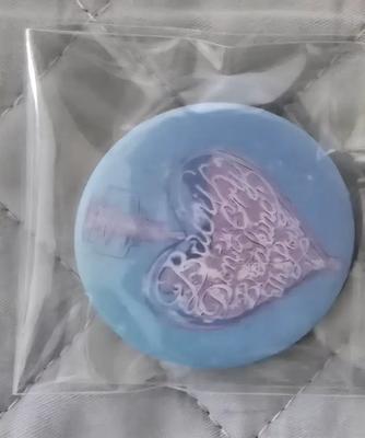 Cosmosie Cosmosie Workshop Pin Button Handwritten Message Transfer Used