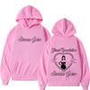 Sienna Spiro My House Tour Felpa con Cappuccio Grafica Uomo Donna Moda Pullover Maniche Lunghe Casual Larga Harajuku Felpe Top