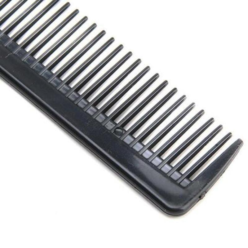 Black Two Comb-Tooth Comb Straight Comb Scissors Anti-Static Bangs Sharp Tail Partitions Comb