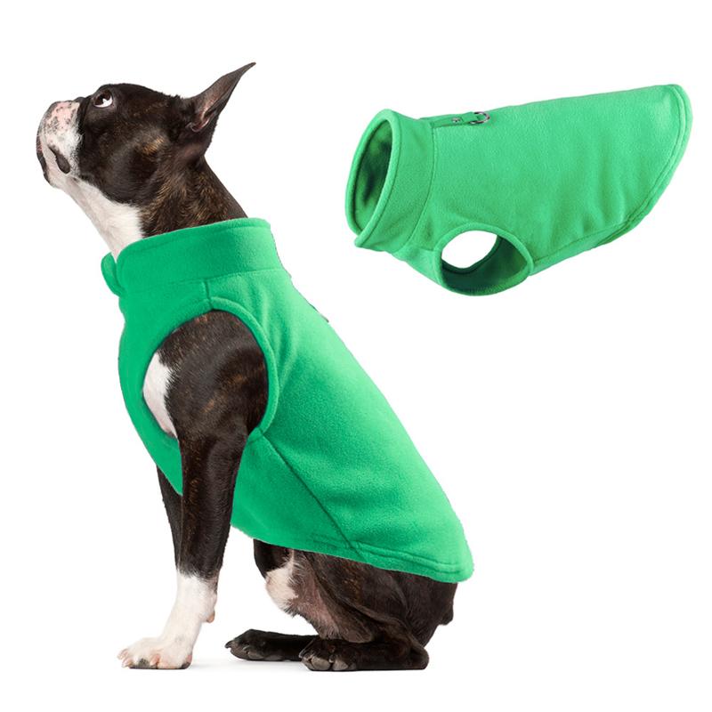 Soft Pet Dog Fleece Harness Vest Jumper Winter Warm Sweater Coat