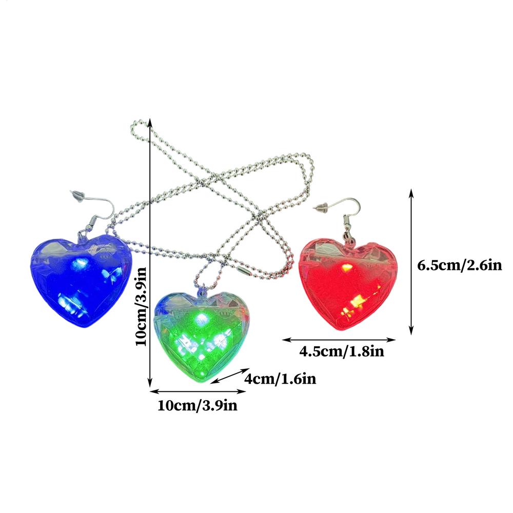 Серьги и Колье Набор Универсальный Ретро Уличная Мода Светящиеся Висячие Серьги и Колье для Дней Рождения Свадеб Рождества Свиданий