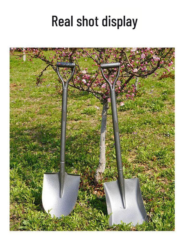 את חפירה מפלדה מקשה אחת: כלי גינון וחפירה חיצוני לשתילת עצים וירקות