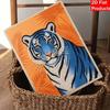 Kit Pittura Diamante Ricamo Perle Fai da Te Tigre Blu Maestosa Perline Scintillanti Arte Artigianato Decorazione Fatta a Mano Regalo per Uso Domestico