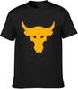 Brahma Bull Rock Project Gym T Shirt Black Graphic Unisex Tee Shirt