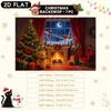 1Pcs Christmas Fireplace Plush Doll Decoration Background Winter Backdrop For Photo Studio Photo Booth Party