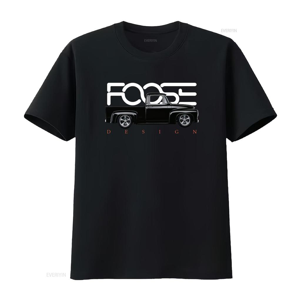 T-shirt Vintage Foose Design Camion Retro Stile Lowrider Stampa Fresca e Unica per Appassionati di Auto vintage Lavata Traspirante