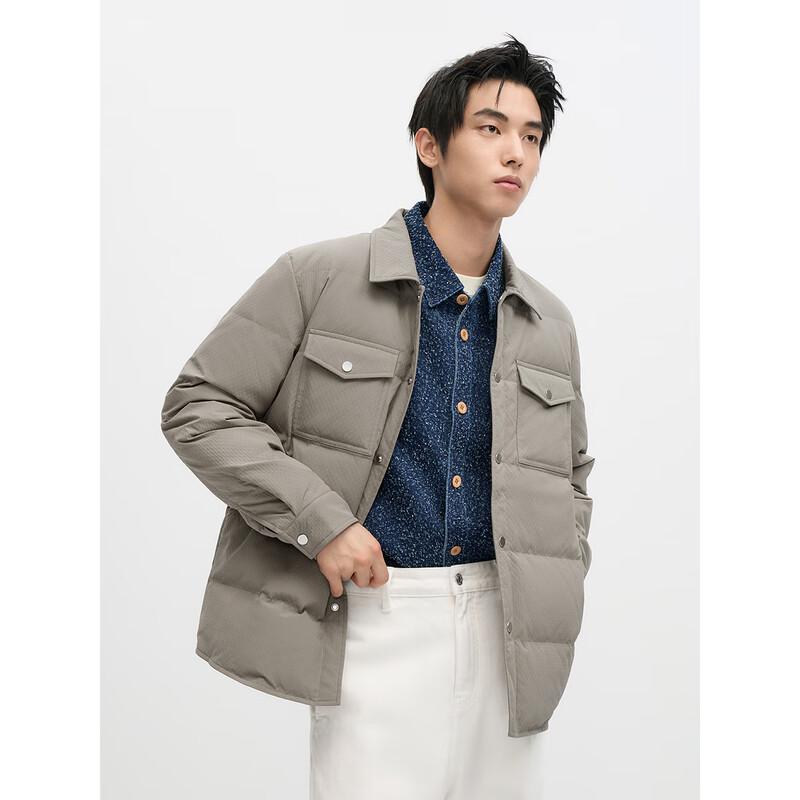 GXG Men's Lantern Grid Down Jacket