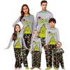 Parent-child Christmas Print Home Suit Long-sleeved Top And Pants