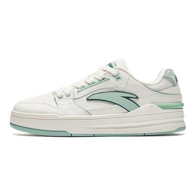 Street Fun Lite Comfortable Casual Wear Durable Breathable Low-Top Skate Shoes Women Sneakers White Green 122438052-1