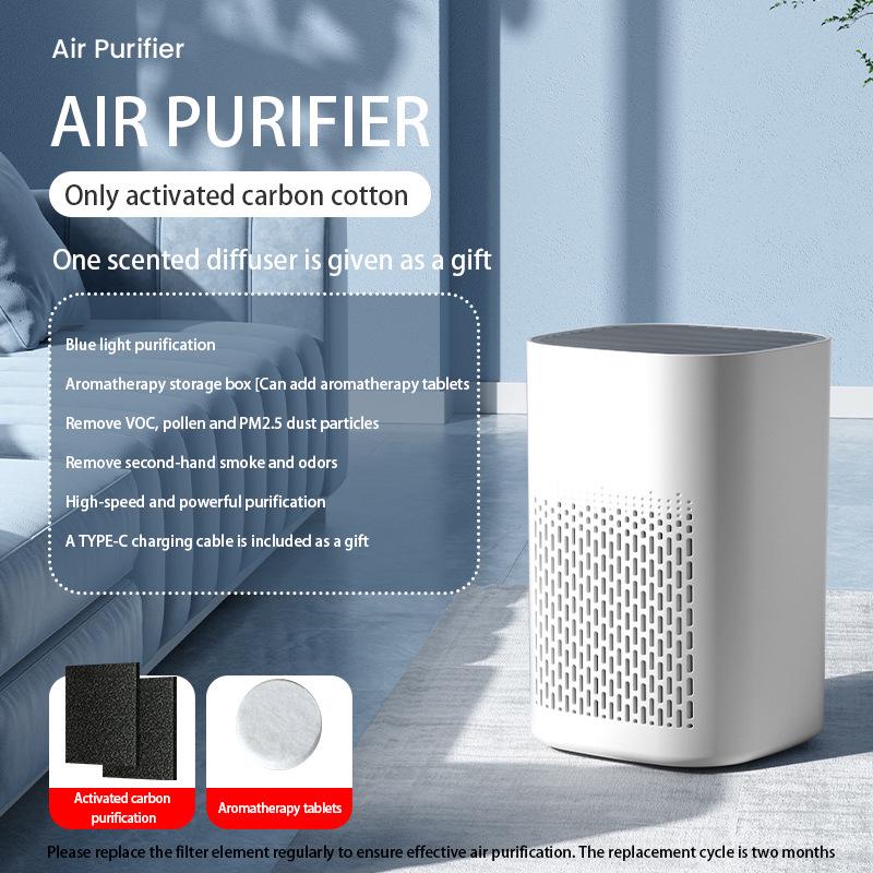 2025 USB Air Purifier: Home & Office Deodorizer