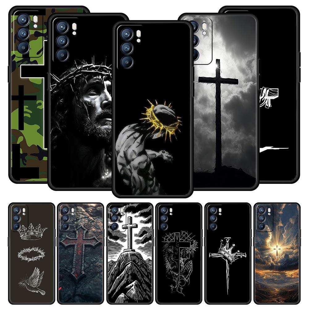 Christian Bible Jesus Phone Case For Oppo Reno14 Reno13 Reno12 11 F 10 Find X5 X9 Pro A54 5G A53 A52 A9 A78 4G A79 A80 A98 Cover