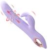 Vibrador de Conejo 3EN1 para Mujeres 10 Modos de Vibración de Empuje Estimulador del Punto G y del Clítoris con Bolas Giratorias de 360° Juguete Sexual de Silicona