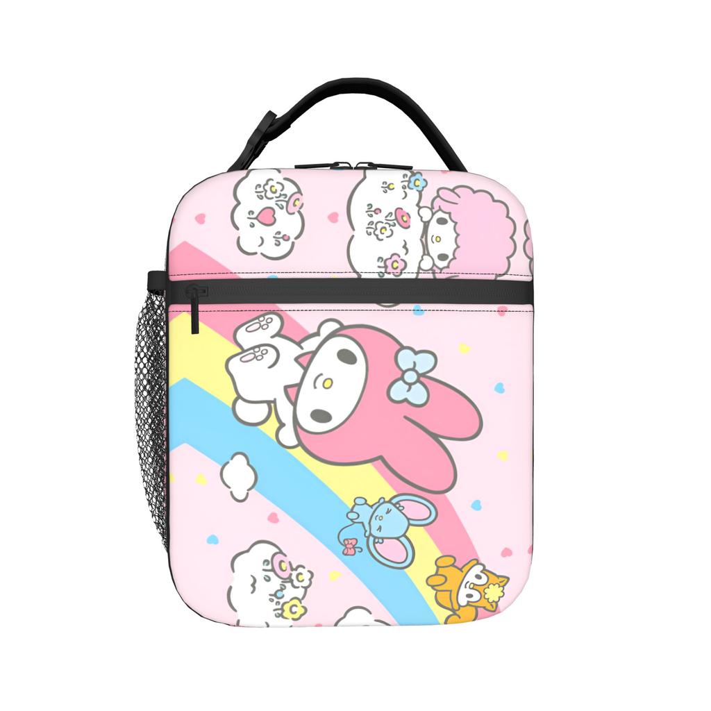 Custom M-Melodies Lunch Bag Men Women Cooler Thermal Insulated Lunch Box for School