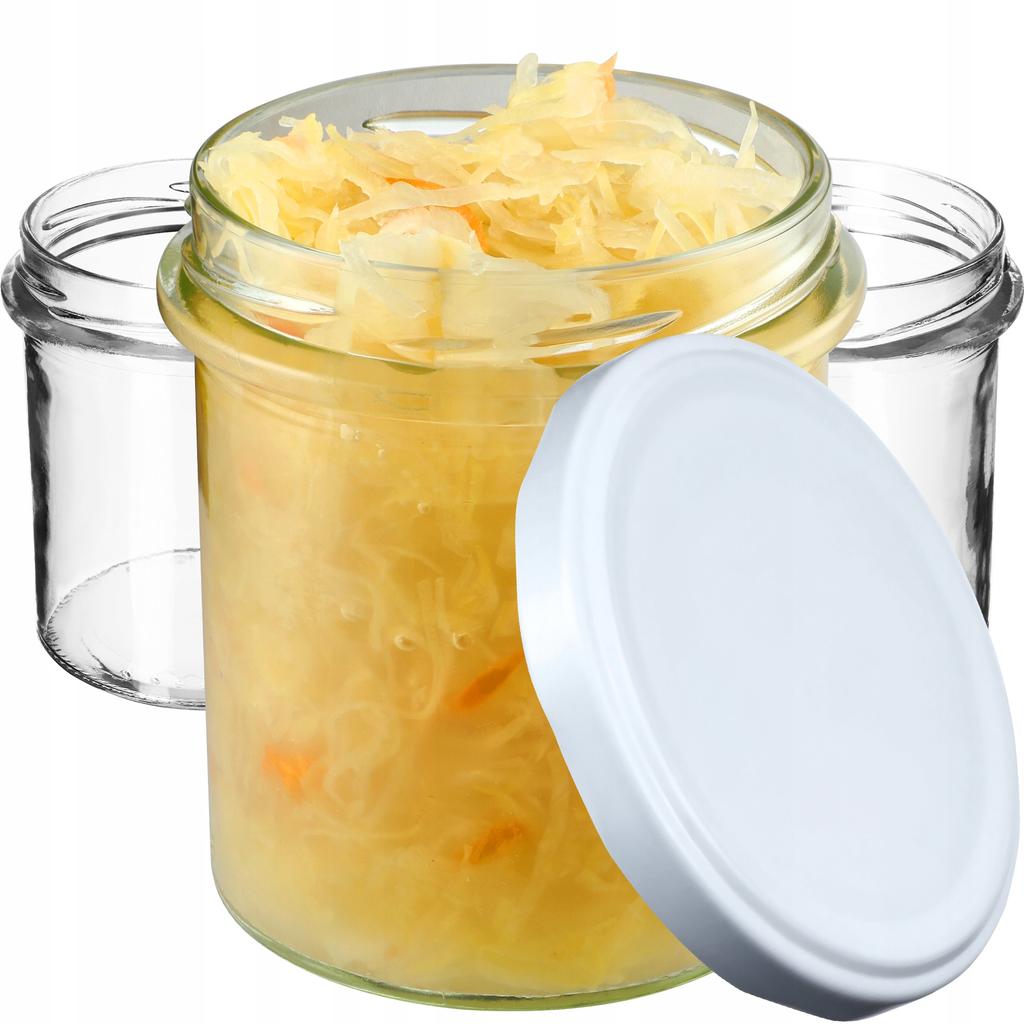 KADAX 10x Glas Glas 350ml Für Konserven Marmelade Honig Pastete Fleisch