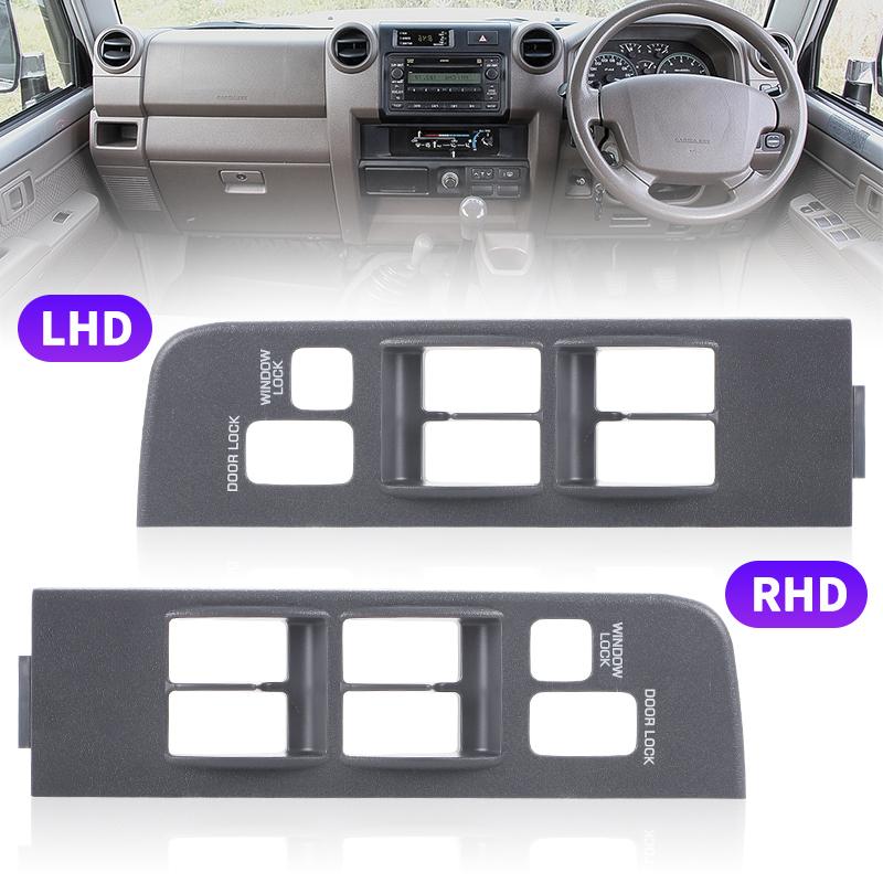 Auto Front Driver Side Master Power Window Switch Bezel Trim For Toyota Land Cruiser Fj80 1991-1997 74232-60070-B0 7423260070