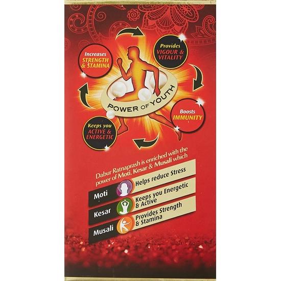 Dabur Ratnaprash | Enriched with Moti , Kesar , Musli - 900 G