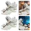 Halloween Ghost Walking Dog Statue Cute Ghost Figurines Spooky Ghosts Figurine for Home Table Room Porch