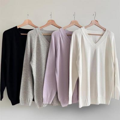 New ArriValS Open Run Women S V Neck looSe Fit Knit Sweater