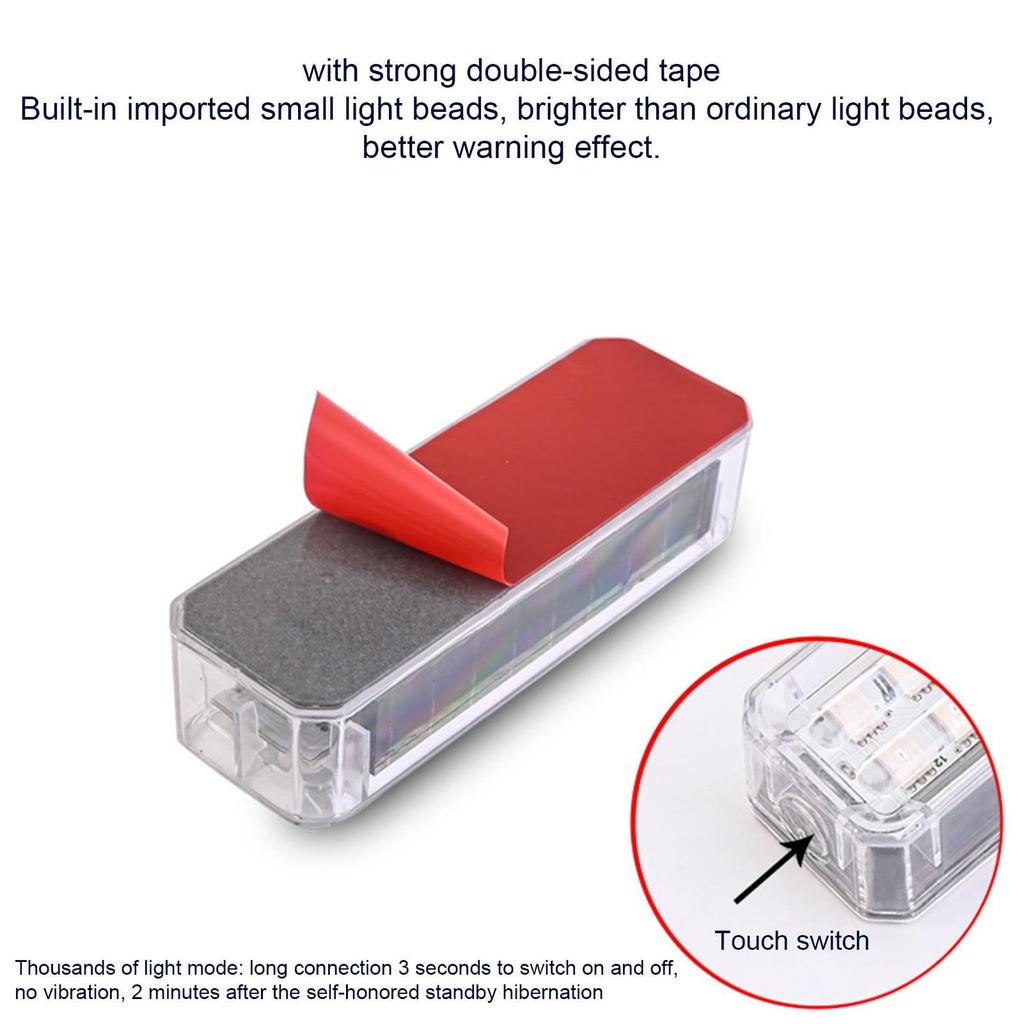 Solar LED Light for Car, Solar LED Light for Car - Motorbike Lights, LED