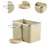 Car Armrest Storage Box with Water Cup Holder Automotive Accessories Napkin Holder Versatile Car Center Console Organizer