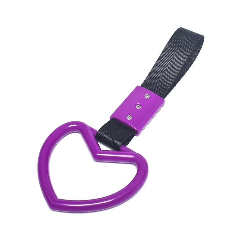 JDM Train Bus Handle Hand Strap 1pcs Tsurikawa Ring Heart Styling Drift Charm Strap Drift Auto Accessories Car Strap