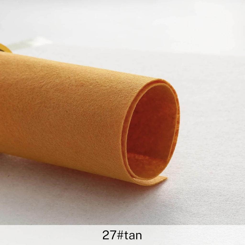 90x45cm Soft Felt Fabric Non-woven Felt Fabric Sheet Patchwork DIY Sewing Dolls Crafts Accessories Material 1mm Thick TJ10300