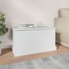 VidaXL Boîte de rangement blanc 70x40x38 cm bois d'ingénierie 816504