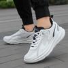 Large size men's shoes 2025 running shoes outdoor casual lightweight sports shoes men's breathable fitness travel white shoes