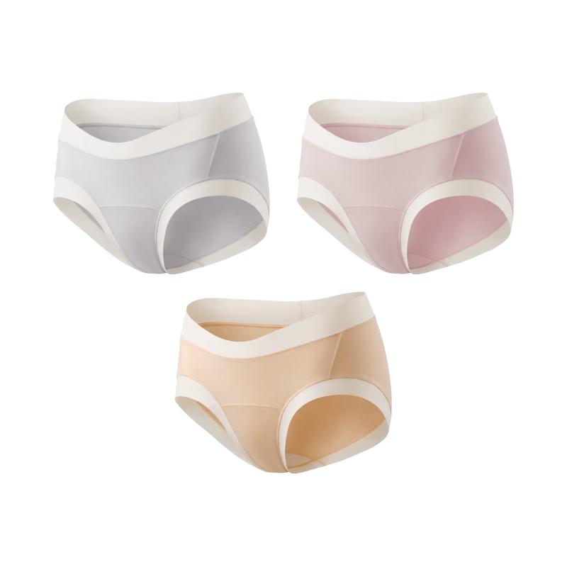 Bananain Women s Low-Rise Modal Maternity Briefs 3-Pack XL