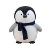 Soft Plush Penguin Stuffed Animal Toy with Scarf Large Size Cuddly Plushie for Kids and Collectors Indoor Use