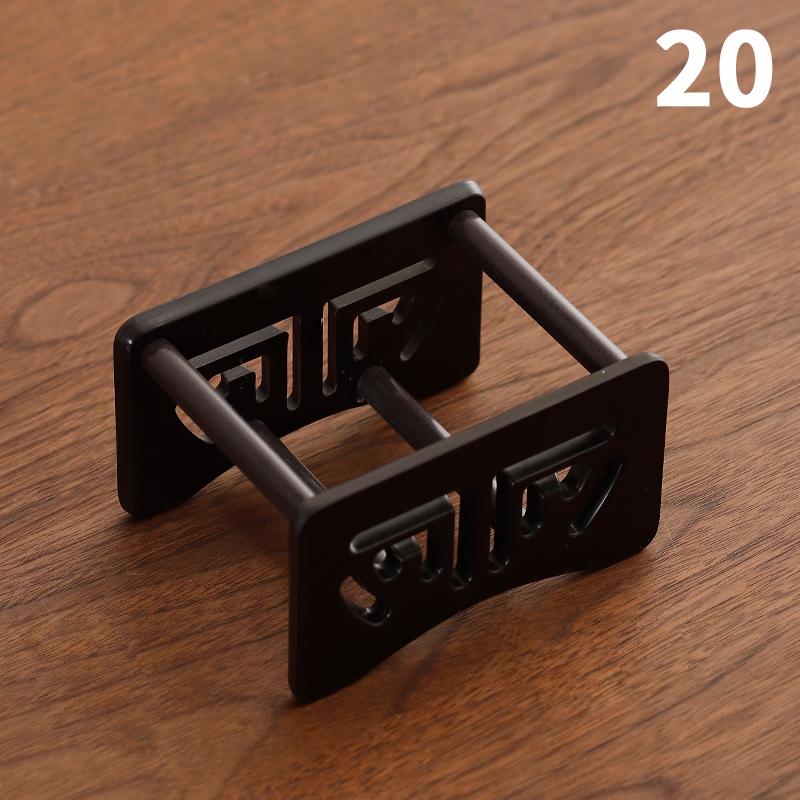 Enamel Chinese Style Coaster Square Non-slip Heat Insulation Tea Cup Mat Tea Ceremony Kung Fu Tea Pads Tea Set Accessories