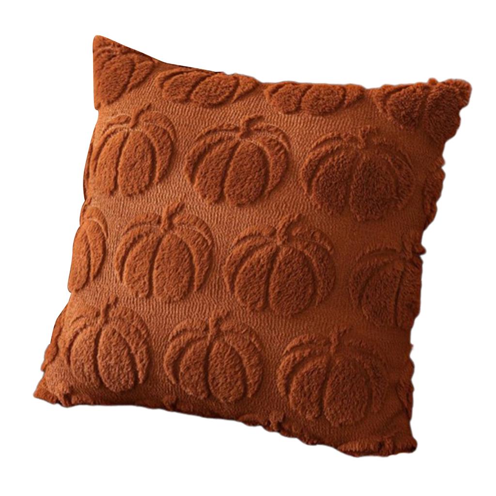 Pillows Covers With Pumpkins Pattern Breathable Comfortable Pillowcase For Office Car Home