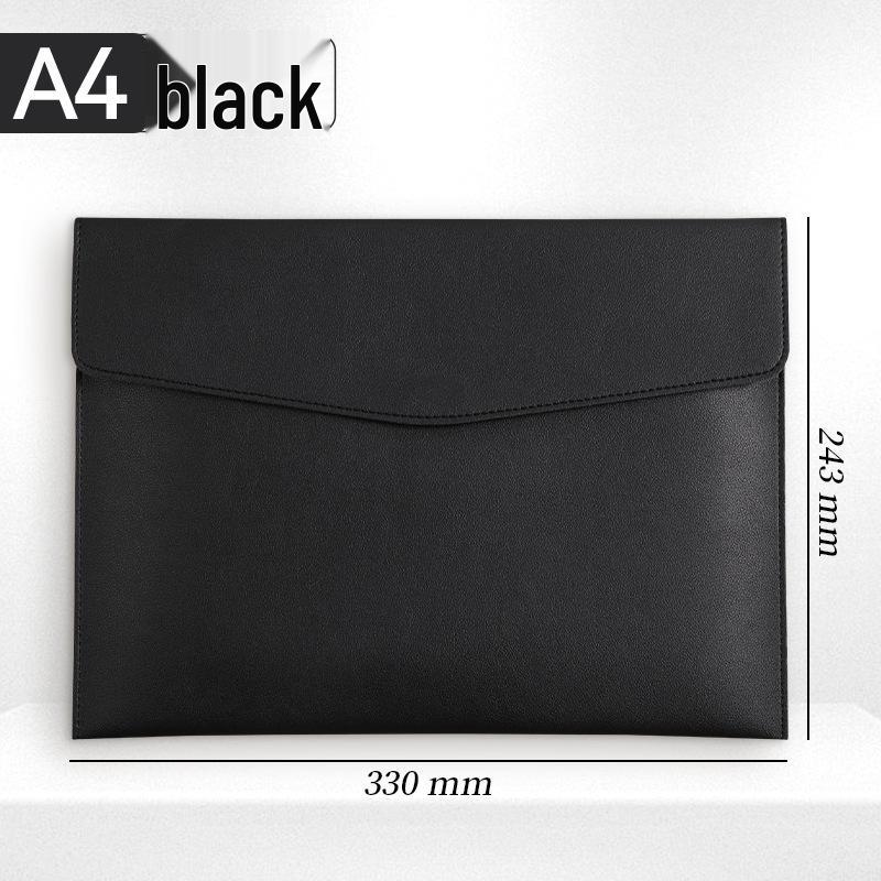 Custom A4 Lychee Grain Document File Bag and Briefcase